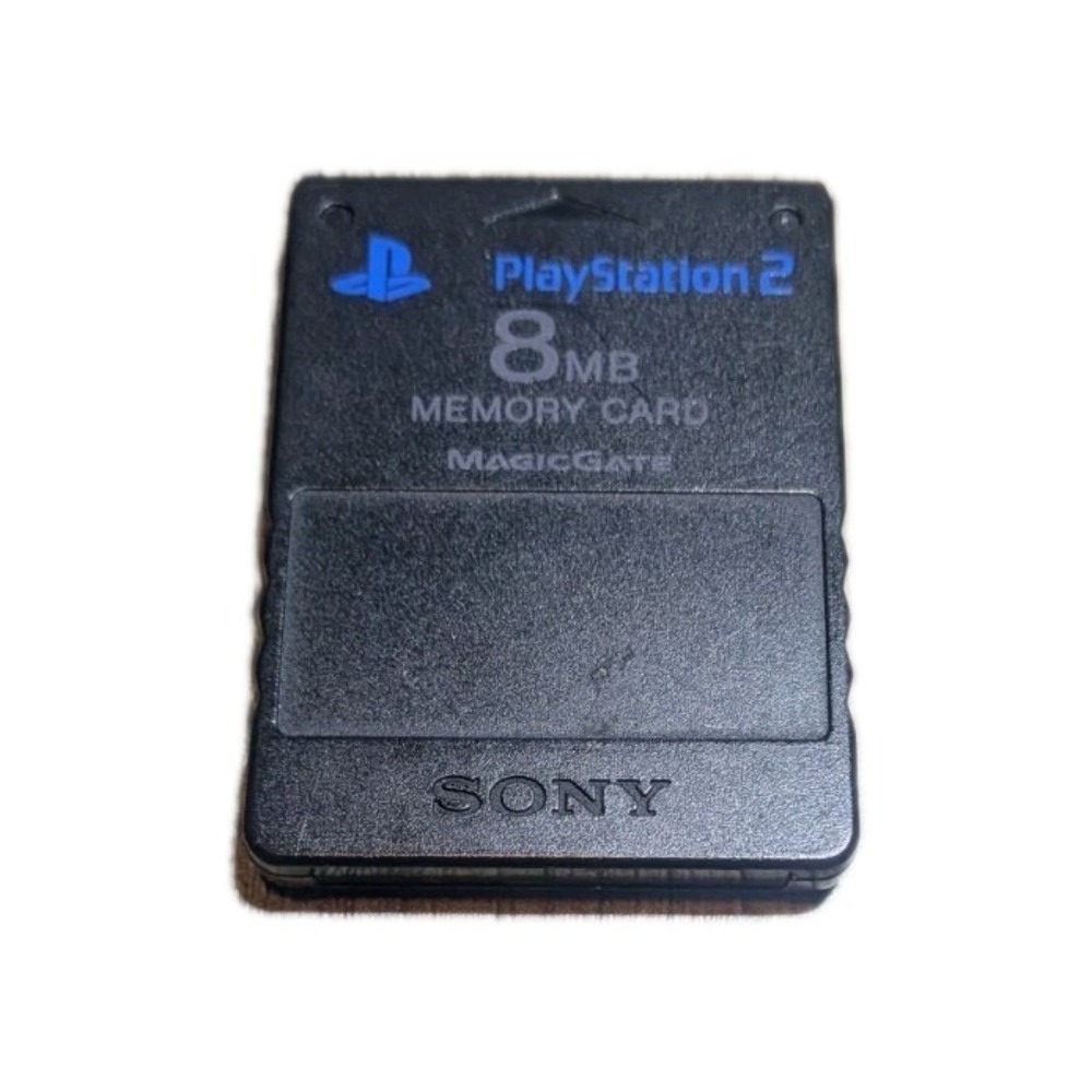 Sony PlayStation 2 8MB MagicGate Memory Card SCPH-10020 Black
